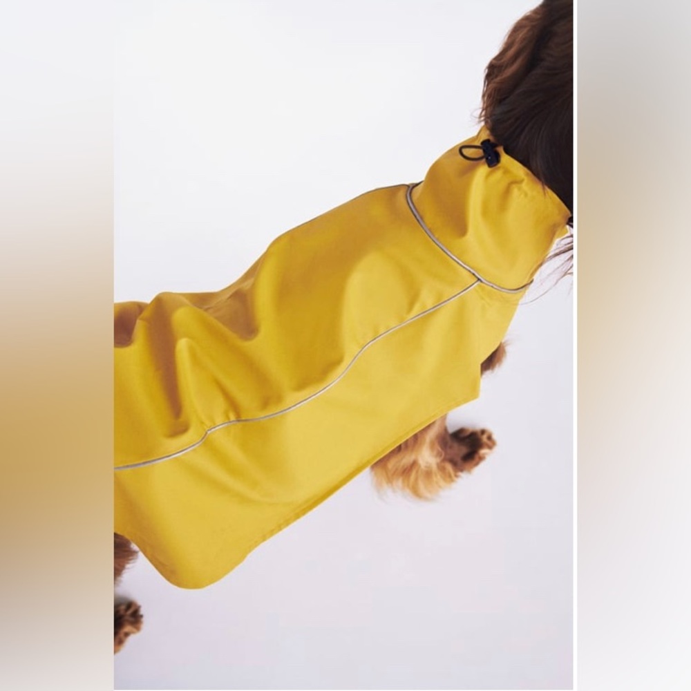 Zara Pet Collection Rain Coat Yellow